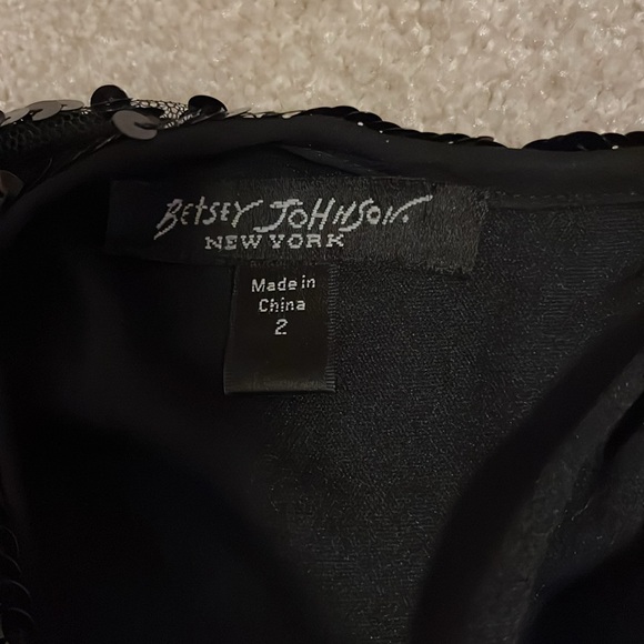 Vintage Betsy Johnson beaded cocktail dress. - Picture 6 of 8